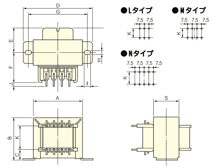 外形寸法図